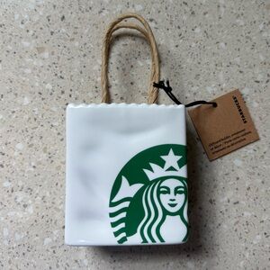 Starbucks Bag Ceramic Ornament